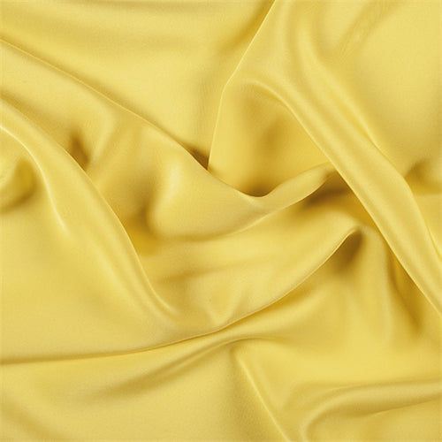 Runway Silks Bright Yellow 4 Ply Silk Crepe Fabric Denver Fabrics 8399