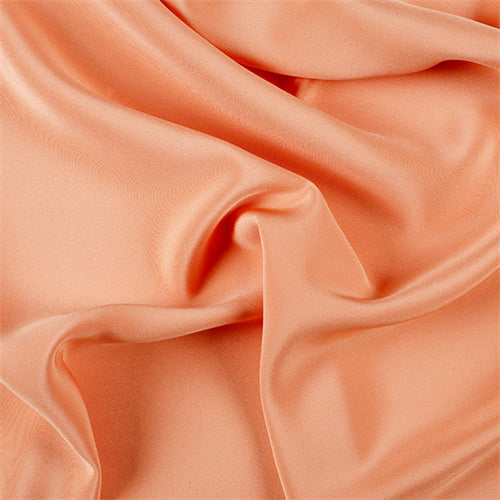 Runway Silks Light Orange 4 Ply Silk Crepe Fabric Denver Fabrics 1709