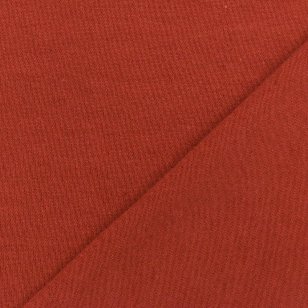 Red Solid Stretch Cotton Spandex Jersey Knit Fabric Denver Fabrics