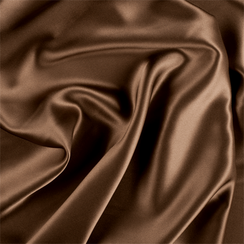 Seal Brown Charmeuse Fabric 100% Pure Silk for Fashion 