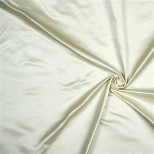 Designer 100% Silk Taffeta Quilted Drapery Fabric- Ivory- Sold By