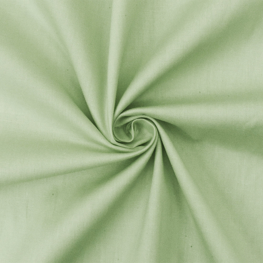 Mint Green Solid Stretch Cotton Spandex Poplin Woven Fabric – Denver ...